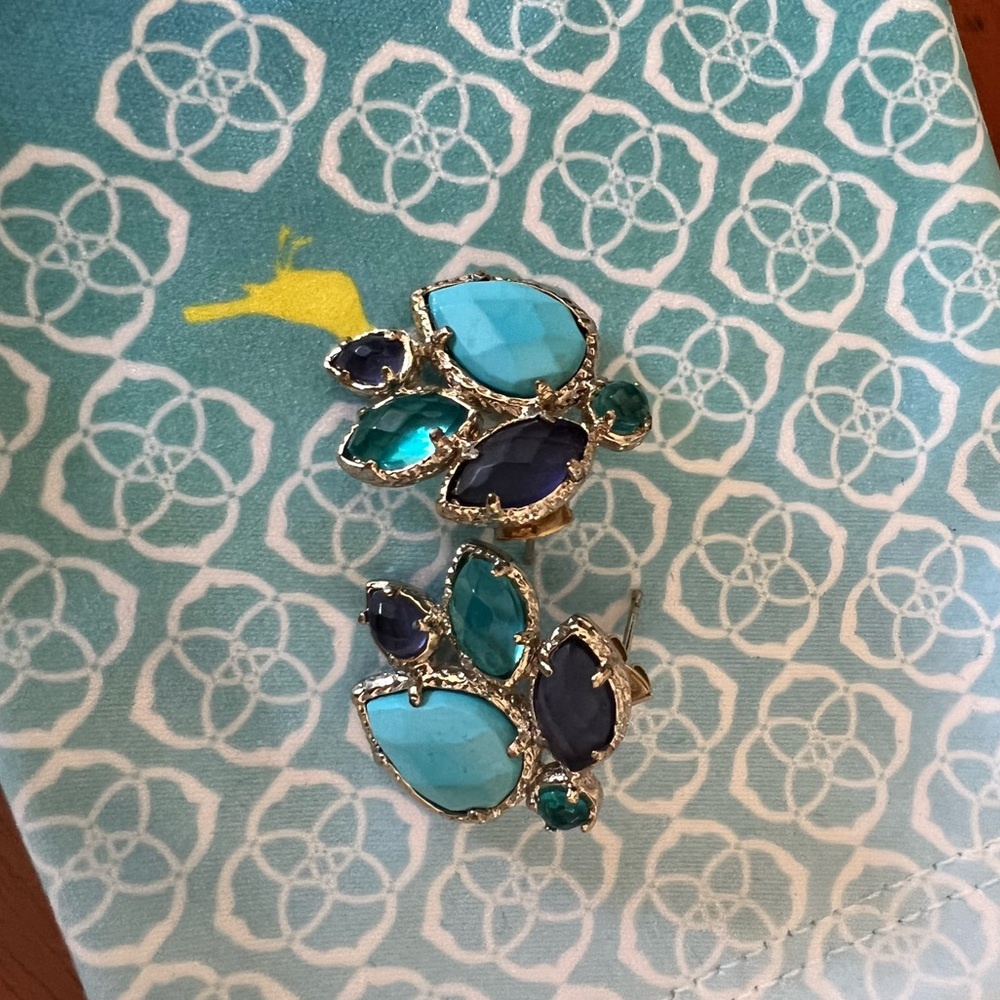 Kendra Scott Blue Vintage earrings